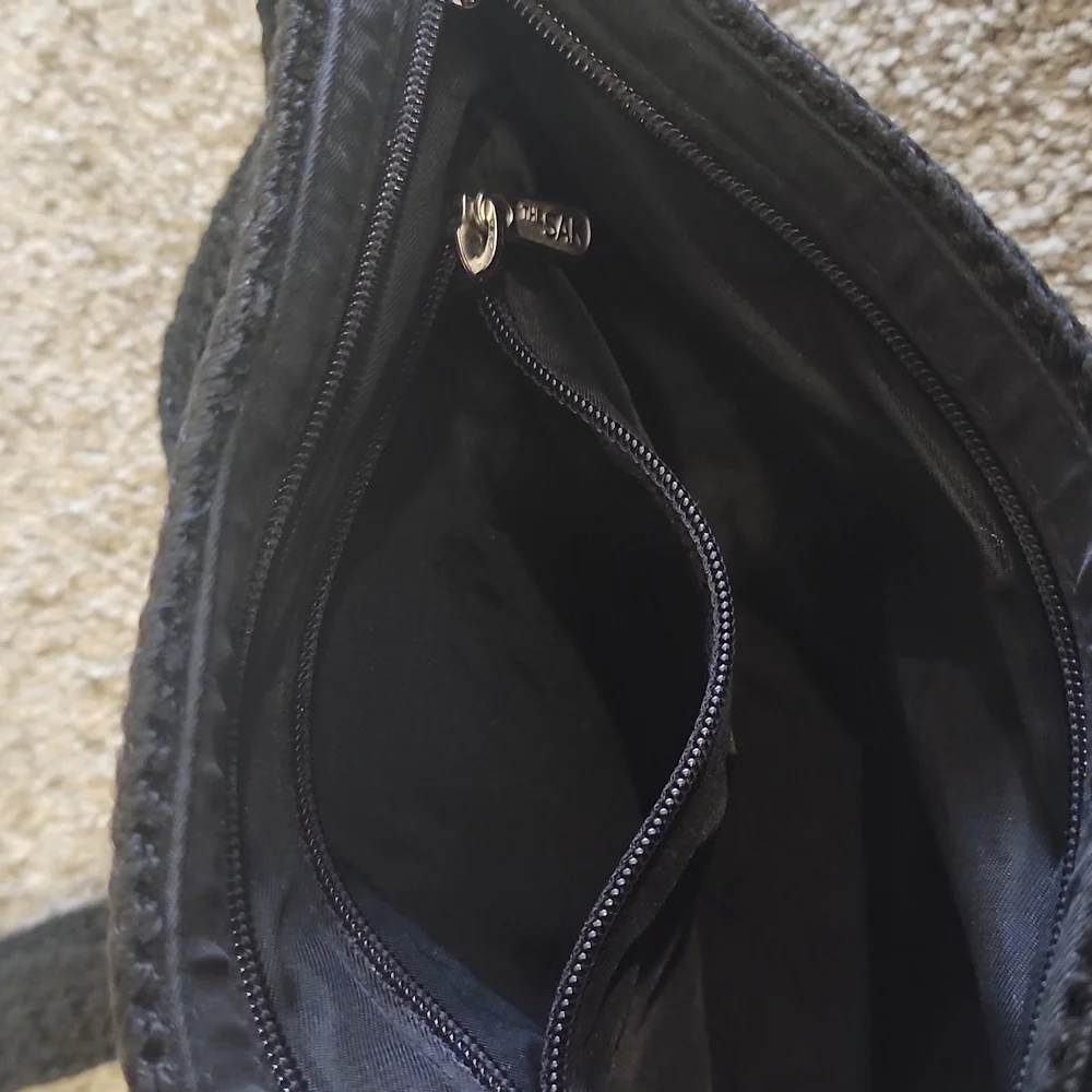 The Sak Black Crochet Crossbody Bag - Picture 5 of 15